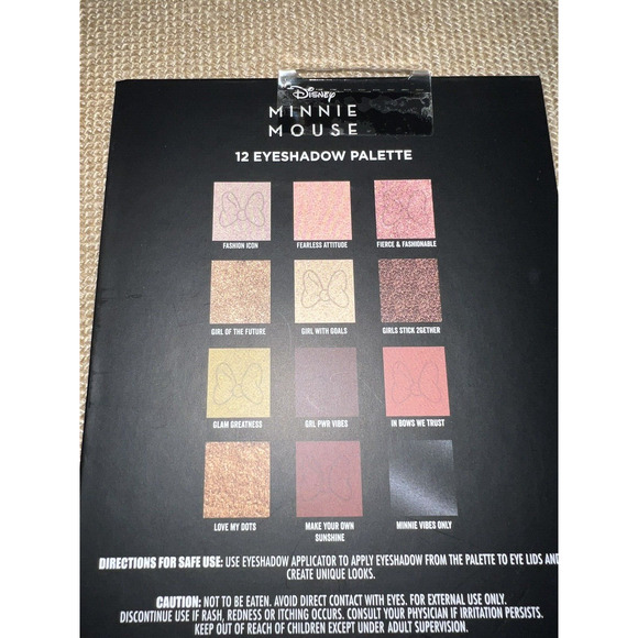 Disney Minnie Mouse Eyeshadow Palette--12 Shades--Brand New - Picture 4 of 10